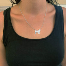 Load image into Gallery viewer, Pug Pendant Necklace - Silver/14K Gold-Plated |Line - WeeShopyDog