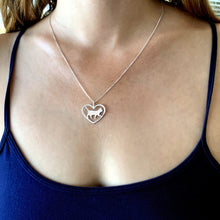 Load image into Gallery viewer, Cat Necklace - Silver Pendant - WeeShopyDog