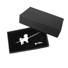 Load image into Gallery viewer, Shih Tzu Silver Bracelet
