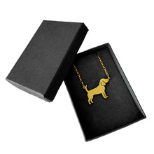 Load image into Gallery viewer, Beagle Pendant Necklace - Silver/14K Gold-Plated |Line - WeeShopyDog