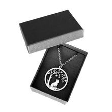 Load image into Gallery viewer, French Bulldog Little Tree Of Life Pendant Necklace - Silver/14K Gold-Plated - WeeShopyDog