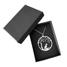 Load image into Gallery viewer, Beagle Little Tree Of Life Pendant Necklace - Silver/14K Gold-Plated - WeeShopyDog
