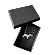 Load image into Gallery viewer, Beagle Pendant Necklace - Silver/14K Gold-Plated |Line - WeeShopyDog
