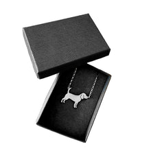 Load image into Gallery viewer, Beagle Pendant Necklace - Silver/14K Gold-Plated |Line - WeeShopyDog