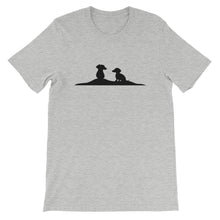 Load image into Gallery viewer, Dachshund Friends - Unisex/Men's T-shirt - WeeShopyDog
