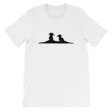 Load image into Gallery viewer, Dachshund Friends - Unisex/Men's T-shirt - WeeShopyDog