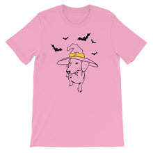 Load image into Gallery viewer, Dachshund Halloween Bats - Unisex/Men's T-shirt - WeeShopyDog