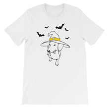 Load image into Gallery viewer, Dachshund Halloween Bats - Unisex/Men's T-shirt - WeeShopyDog