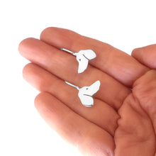 Load image into Gallery viewer, Dachshund Drop Earrings - Silver |Side - WeeShopyDog