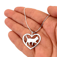 Load image into Gallery viewer, Cat Necklace - Silver - WeeShopyDog