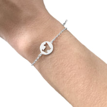 Load image into Gallery viewer, Yorkie Charm Bracelet - Silver - WeeShopyDog