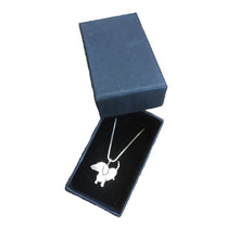 Load image into Gallery viewer, Dachshund Pendant Necklace - Silver/14K Gold-Plated |Up - WeeShopyDog