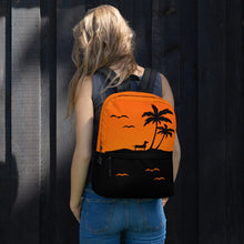 Load image into Gallery viewer, Dachshund Palm Tree - Backpack - WeeShopyDog