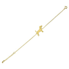 Load image into Gallery viewer, Beagle Bracelet - Silver/14K Gold-Plated |Line - WeeShopyDog
