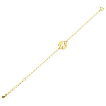 Load image into Gallery viewer, Beagle Charm Bracelet - Silver/14K Gold-Plated |Line Circle