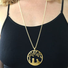 Load image into Gallery viewer, Shih Tzu Necklace - 14K Gold-Plated Tree Of Life Pendant - WeeShopyDog