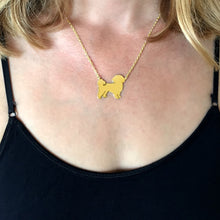 Load image into Gallery viewer, Shih Tzu Necklace - 14K Gold-Plated Pendant  - WeeShopyDog