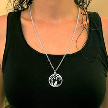 Load image into Gallery viewer, Pug Little Tree Of Life Pendant Necklace - Silver/14K Gold-Plated - WeeShopyDog