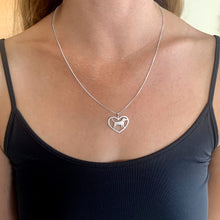 Load image into Gallery viewer, Beagle Necklace and Stud Earrings SET - Silver/14K Gold-Plated |Heart