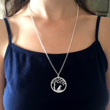 Load image into Gallery viewer, Jack Russell Necklace - Silver - Tree Of Life - WeeSopyDog