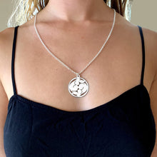 Load image into Gallery viewer, Dachshund Yin Yang Pendant Necklace - Silver/14K Gold-Plated - WeeShopyDog