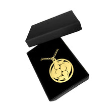 Load image into Gallery viewer, Dachshund Yin Yang Pendant Necklace - Silver/14K Gold-Plated - WeeShopyDog