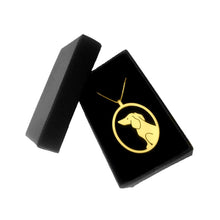 Load image into Gallery viewer, Dachshund Pendant Necklace - Silver/14K Gold-Plated |Image - WeeShopyDog