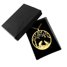 Load image into Gallery viewer, Cat Necklace - Tree Of Life 14K Gold Plated Pendant - WeeShopyDog