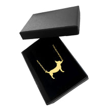 Load image into Gallery viewer, Chihuahua Pendant Necklace - Silver/14K Gold-Plated |Line