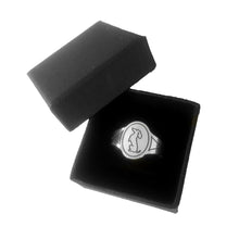 Load image into Gallery viewer, Dachshund Ring - Silver |Sit-up - WeeShopyDog