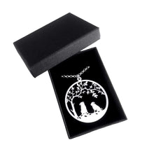 Load image into Gallery viewer, Pug Tree Of Life Pendant Necklace - Silver/14K Gold-Plated - WeeShopyDog