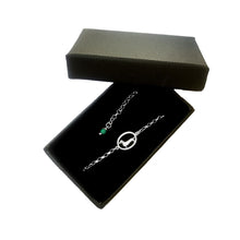 Load image into Gallery viewer, Dachshund Bracelet - Silver |Line Oval - WeeShopyDog