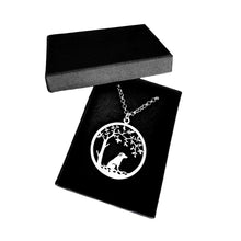 Load image into Gallery viewer, Jack Russell Pendant - Silver - Tree Of Life - WeeSopyDog
