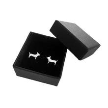 Load image into Gallery viewer, Chihuahua Stud Earrings - Silver/14K Gold-Plated |Line - WeeShopyDog