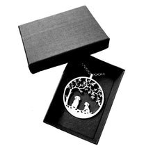Load image into Gallery viewer, Shih Tzu Pendant - Silver Tree Of Life Necklace - WeeShopyDog