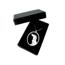 Load image into Gallery viewer, Dachshund Pendant Necklace - Silver/14K Gold-Plated |Image - WeeShopyDog