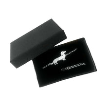 Load image into Gallery viewer, Dachshund Long Haired Bracelet - Silver/14K Gold-Plated - WeeShopyDog