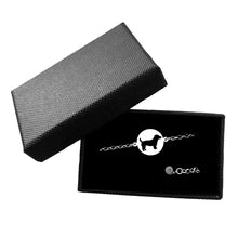 Load image into Gallery viewer, Jack Russell Charm Bracelet - Silver/14K Gold-Plated |Line Circle