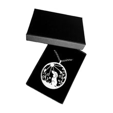 Load image into Gallery viewer, Dachshund Sunshine Pendant Necklace - Silver/14K Gold-Plated - WeeShopyDog