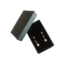 Load image into Gallery viewer, Boho Light - 14K Gold Filled and Pink Pearl - Dangle Stud Hoop Earrings - WeeShopyDog