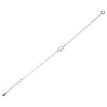 Load image into Gallery viewer, Dachshund Bracelet - Silver |Line Oval - WeeShopyDog