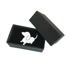 Load image into Gallery viewer, Dachshund Brooch - Silver |Up - WeeShopyDog