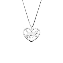 Load image into Gallery viewer, Cat Necklace - Silver Pendant - WeeShopyDog
