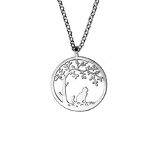 Load image into Gallery viewer, Cat Necklace - Tree Of Life Silver Pendant - WeeShopyDog
