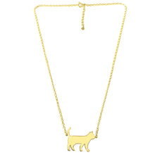 Load image into Gallery viewer, Cat Pendant - 14k Gold-Plated Necklace - WeeShopyDog