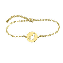 Load image into Gallery viewer, Cat Bracelet - 14K Gold-Plated Charm - WeeShopyDog
