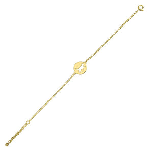 Cat Charm Bracelet - 14K Gold-Plated  - WeeShopyDog