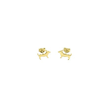 Load image into Gallery viewer, Chihuahua Stud Earrings - Silver/14K Gold-Plated |Line - WeeShopyDog