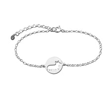 Load image into Gallery viewer, Corgi Charm Bracelet - Silver - WeeShopyDog