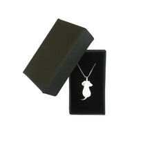 Load image into Gallery viewer, Dachshund Pendant Necklace - Silver |Friend - WeeShopyDog